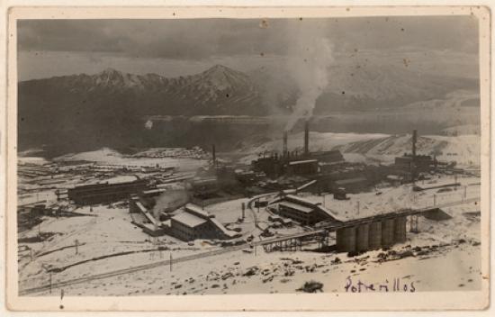 Área industrial de Potrerillos, ca. 1930