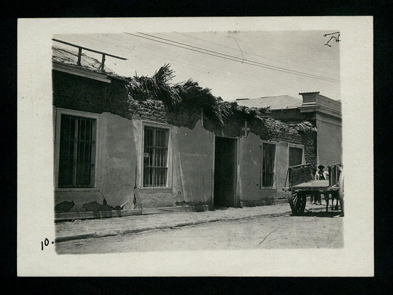 Calle después del terremoto