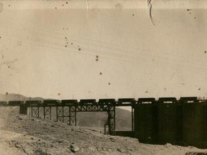 Tren sobre puente