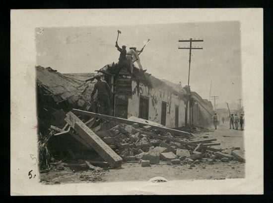 José Antonio Olivares Valdivia. Tropa de zapadores... Copiapó, 1918. N° de inventario A1-0001.