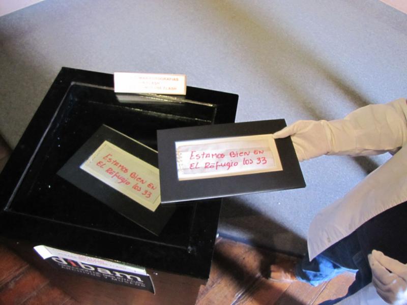 Cambio de nota en vitrina